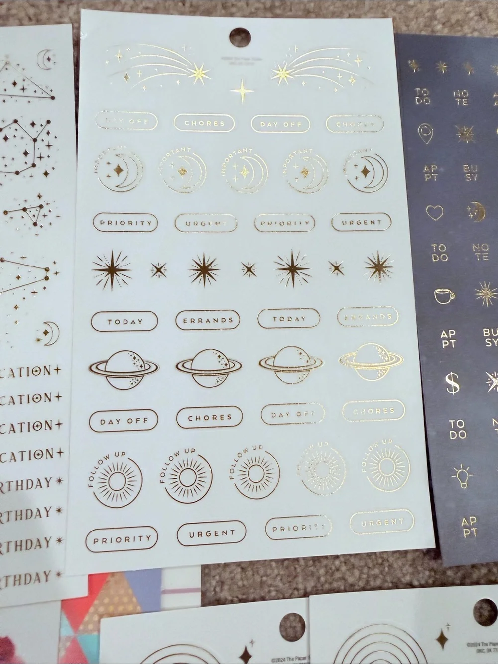 Happy Planner Disc Bound Planner Inserts Dashboards Sticker Bundles